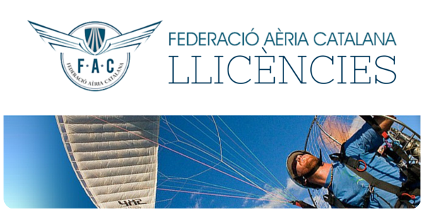 Llicències federatives parapent