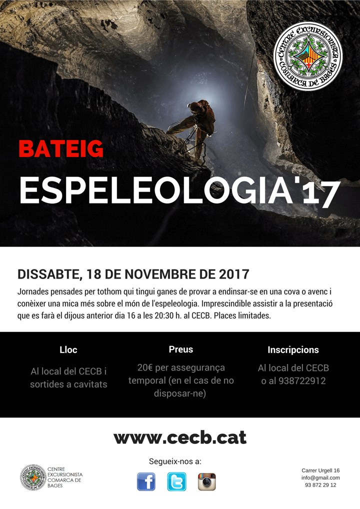 Bateig espeleologia 2017