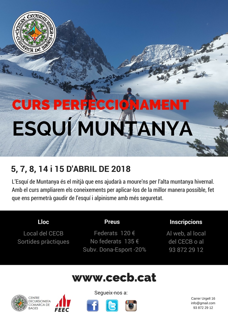 Curs perfeccionament esquí muntanya