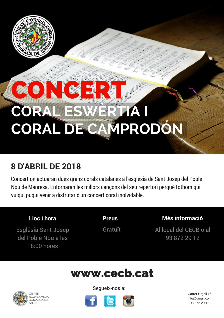 Concert coral Eswèrtia i coral Camprodon