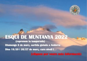 ESQUÍ DE MUNTANYA
